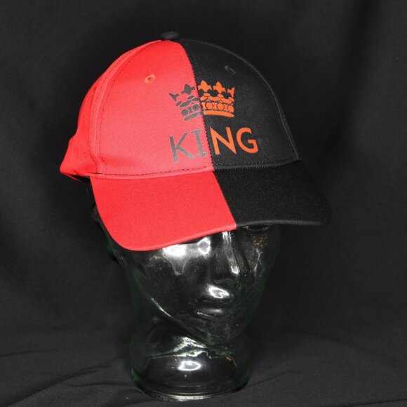 Other - Red & Black KING Cap – Crown Yourself Daily 👑